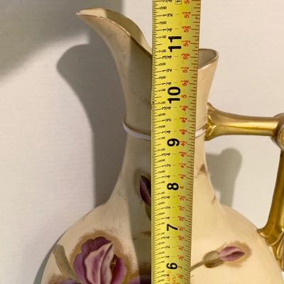Late 1800s Royal Rudolstadt German Porcelain Pitcher