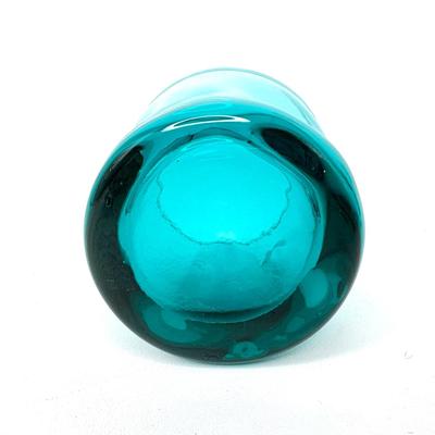 Seven Mini Aqua Blue Shot Glasses