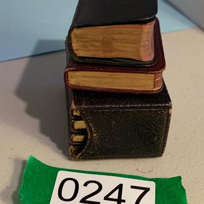 Turn of the Century Antique Miniature Bible Lot