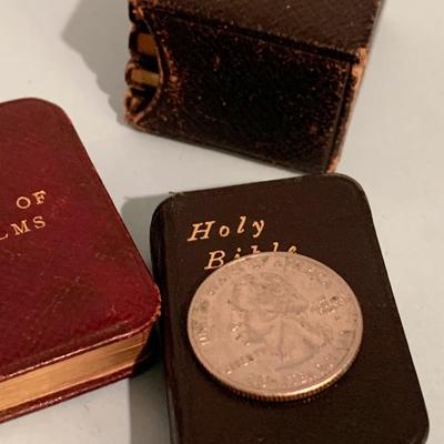 Turn of the Century Antique Miniature Bible Lot