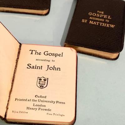 Turn of the Century Antique Miniature Bible Lot