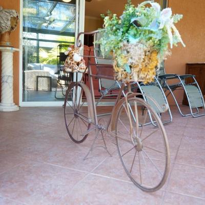 Decorative Bicycle Plant Stand