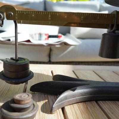 Antique Cast Iron Balance Scale