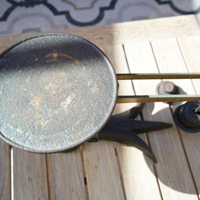 Antique Cast Iron Balance Scale