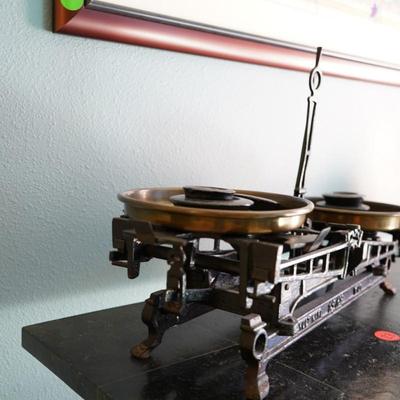 Antique Karl Schulz Cast Iron Balance Scale