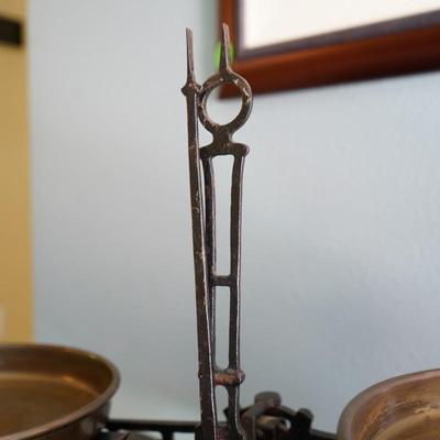 Antique Karl Schulz Cast Iron Balance Scale