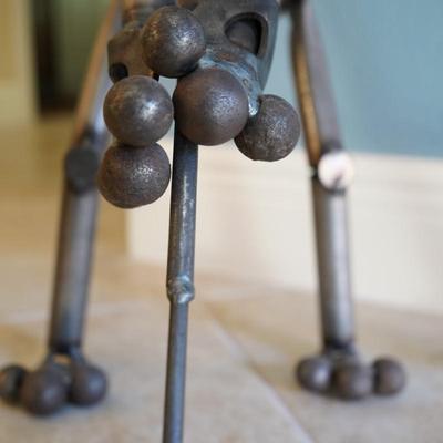 Vintage Yardbirds Metal Junkyard Dog Golf Sculpture