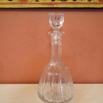 Cut Crystal Decanter w/ Stopper