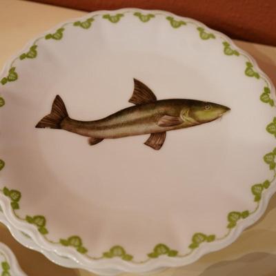 Vintage Bavarian China - Fish Pattern