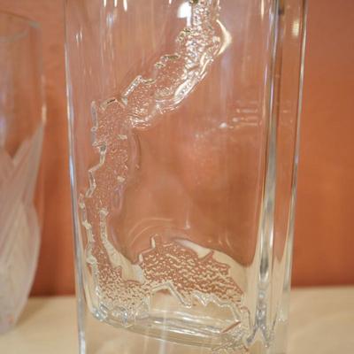 Cut Crystal Vases and Lead Crystal Pitcher