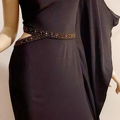 RALPH LAUREN Purple Label Demi Couture Studded One Shoulder Demi Couture dress