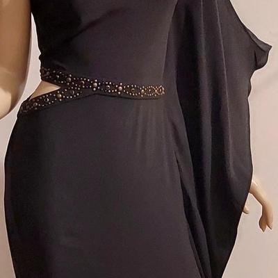 RALPH LAUREN Purple Label Demi Couture Studded One Shoulder Demi Couture dress