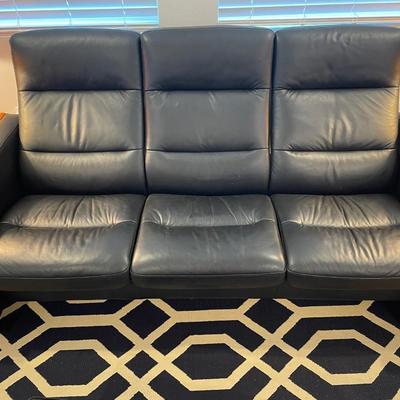 11 piece Ekornes complete living room set leather Stressless