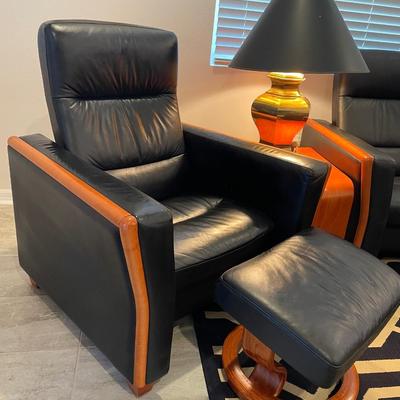 11 piece Ekornes complete living room set leather Stressless