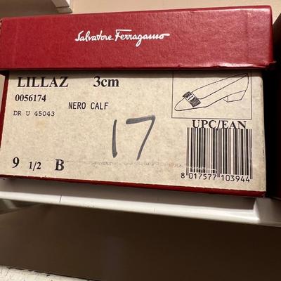 Lot of 9 Pairs Ferragamo Shoes Women's Sz 9, 9.5, 10