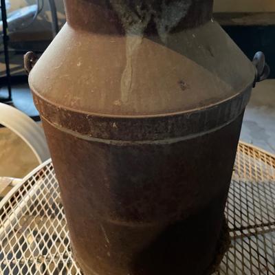 Milk can and bells