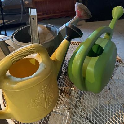 3 watering cans