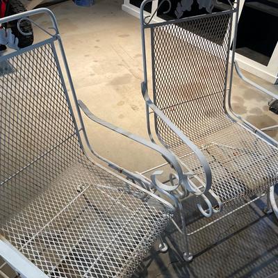 Outdoor chairs and table