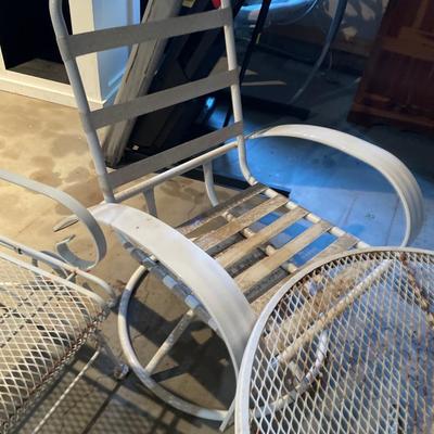 Outdoor chairs and table