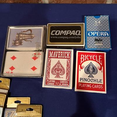 Various Toy Items - Barbie, MCM Figurine, Vintage Playing Cards, Mini Supermarket Carriage