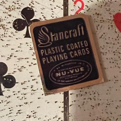 Various Toy Items - Barbie, MCM Figurine, Vintage Playing Cards, Mini Supermarket Carriage