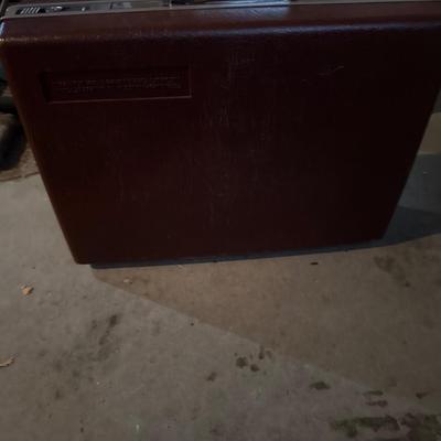 Vintage Samsonite briefcase and Igloo Plentikool cooler