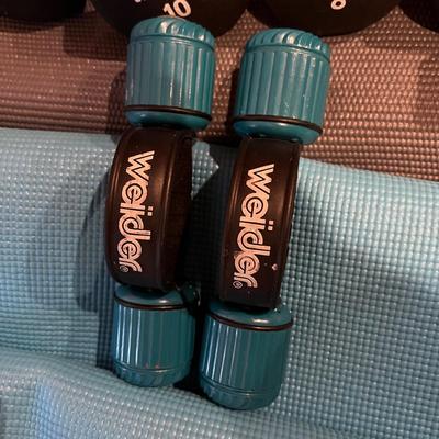 Hand Weights, Yoga Mats, Gym Ball