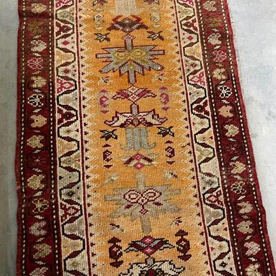 Red & Orange Long Runner Rug 2' x 13' (1018FR-RG)