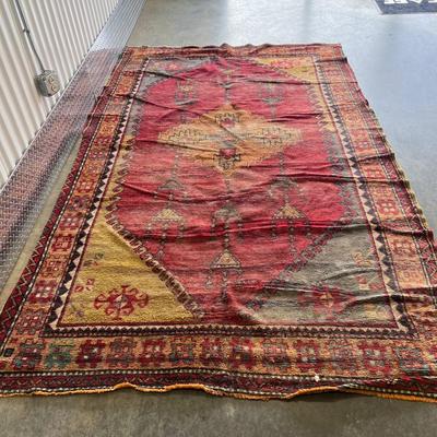 Turkish ‘Oushak’ Wool Rug 6' x 10' (1018FR-RG)