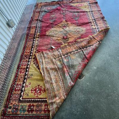Turkish ‘Oushak’ Wool Rug 6' x 10' (1018FR-RG)
