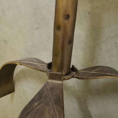 Two Metal-Brass Colored Small Tables (2058B-KD)