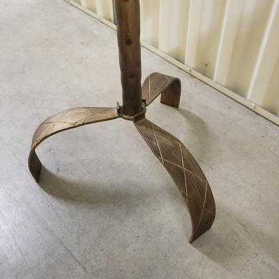 Two Metal-Brass Colored Small Tables (2058B-KD)