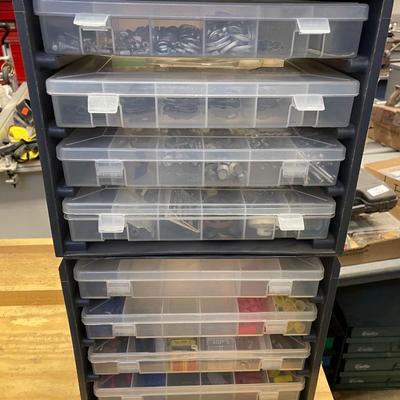 2 Storage Boxes of Fuses/wire taps etc