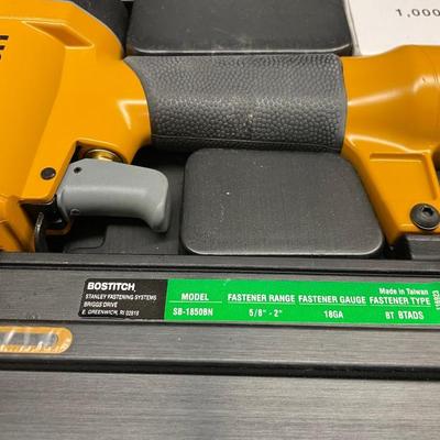 Bostitch air staple gun in box