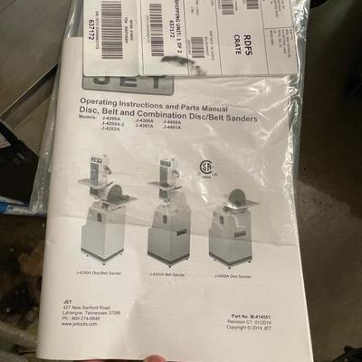Jet electric 12" industrial Disc Finishing Machine