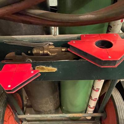 2 Welding Tanks/Torch/Cart/Masks