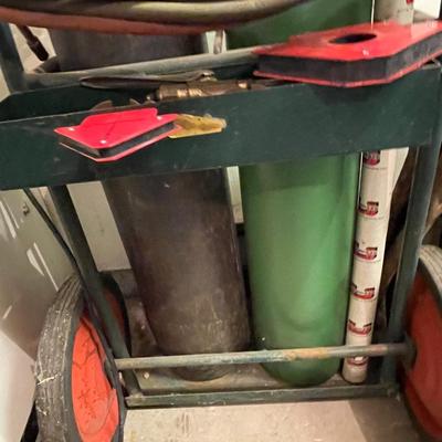 2 Welding Tanks/Torch/Cart/Masks
