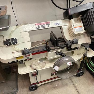 Jet - HVBS-7MW Horizontal/Vertical Bandsaw & extra blades