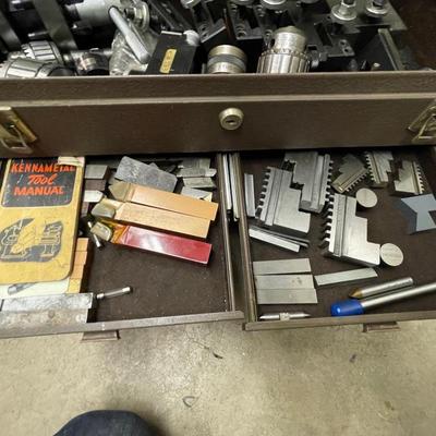 Kennedy Tool Box w/dozens of metal Latheing Tools/Bits - 6 Drawers Full