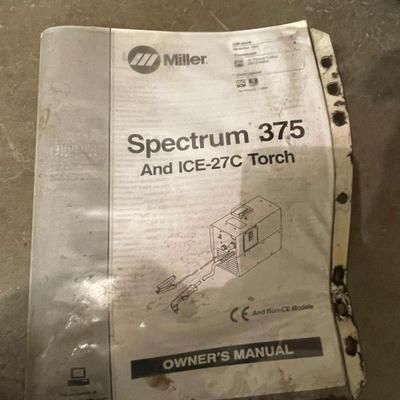 Miller Spectrum 375 Welder & Cart