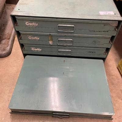 Metal Storage Cabinet w/nuts/bolts/hardware