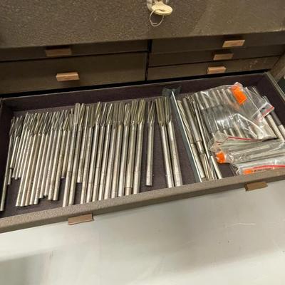 Kennedy Tool Box w/Drill & machine bits