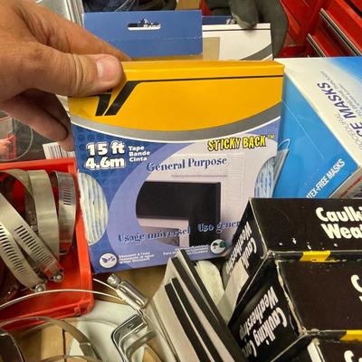 Box Clamps/Tape/Caulking Cord/Masks