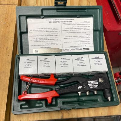 Rivet Gun by Marson w/case & rivets