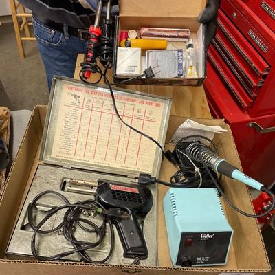 2 Weller Soldering Irons