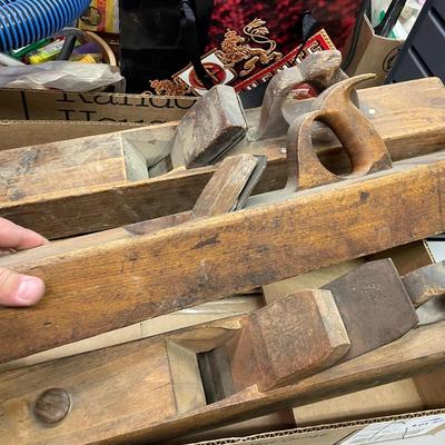3 Vintage Wood Planers - VC Markings on some