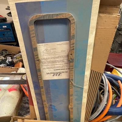 2 Box Lot Auto stuff - Belts/Gaskets/lights/gauge