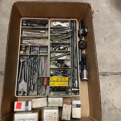 Box of various Drill Bits
