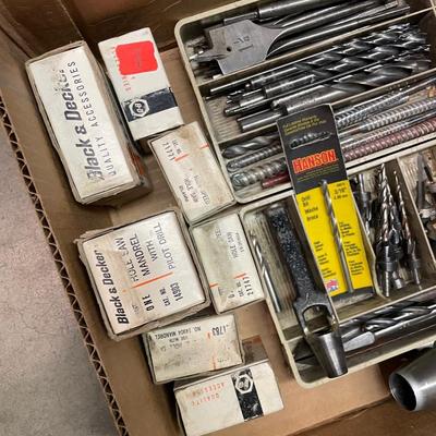 Box of various Drill Bits
