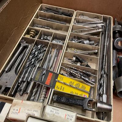 Box of various Drill Bits